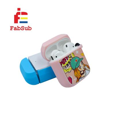 China Soft Sillicon Personalize Soft Heat Earphone Cover 2D Sublimation Protective Transfer Case For Airpods for sale