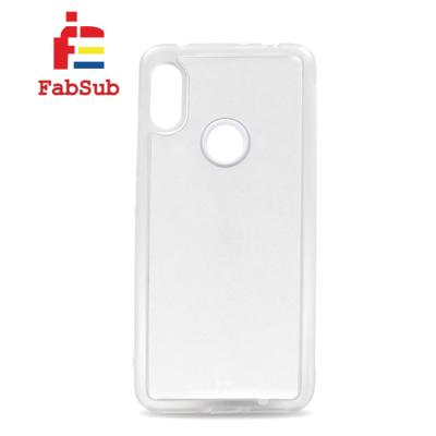 China Fabsub 2D sublimation case waterproof rubber cell phone cases sublimation for Redmi Note6 pro with sublimation aluminum foil for sale