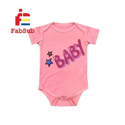 China Promotional Advertising Gifts 2021 Pastel Color Hot Shirts Custom 190g Polyester Sublimation Printing T-shirts Mask Baby Onesie for sale