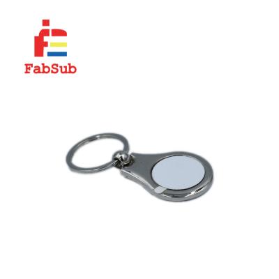 China High quality and popular custom made custom key chain metal blank sublimation key ring for sale