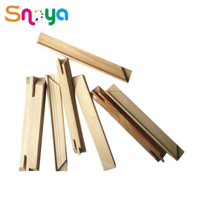 China Wooden Easel DIY Canvas Frame Gallery Stretcher Painting Bars for sale