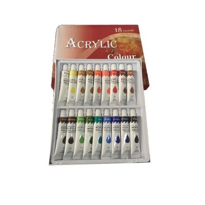 China Good Selling Oil Paint and Acrylic Artist Painting Pen Brush Set 12mL for sale