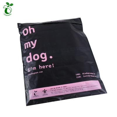 China Recyclable Eco Friendly Biodegradable Plastic Packaging 100% Mailing Bags Logo Cornstarch Compostable Shipping Bag Custom Made for sale