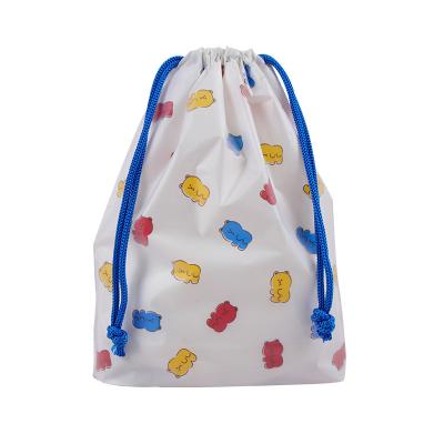 China Fashional 2020 Disposable Customized Colorful Little Bear With Logo Travel Drawstring Bag for sale