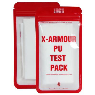 China Recyclable Custom Printed Opp Pouch Plastic Phone Case Bag Warning Packaging Transparent Electronic Red Plastic Zipper Choke Bag for sale