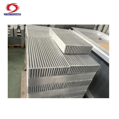 China Universal aluminum china bar and plate turbo intercooler air to water core for sale