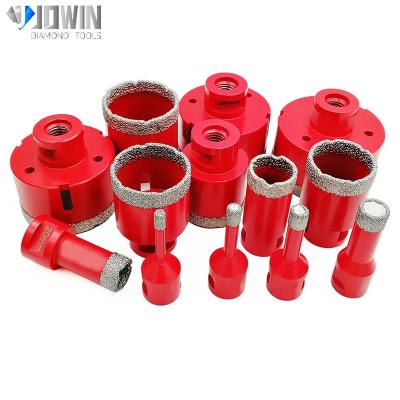 China Ceramic/Porcelain/Cutter Diamond Drilling Bits Diamond Drills Hole Saw Hole Vacuum Welded Porcelain Tile Core Drill Bit M14 Marble Drilling for sale