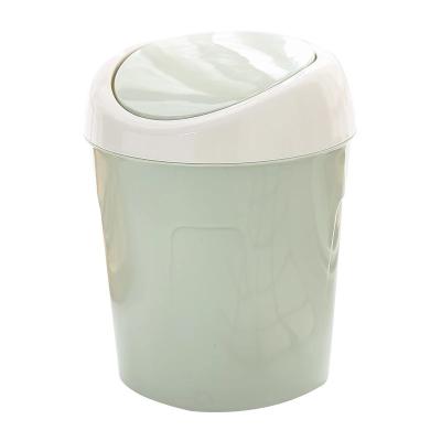 China Sustainable Plastic Mini Storage Trash Can Office Garbage Waste Bin for sale