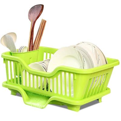 China Plastic Bowl Rack Dish Rack/Dryer Rack Shelf Storage Dish Bowl Chopsticks Dish Basket Viable/Cutlery Dish Rack for sale