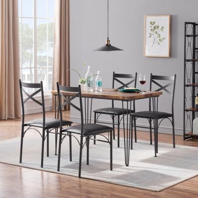 China Other Modern Design Dining Room Furniture Metal Legs Cheap Dining Tables for sale