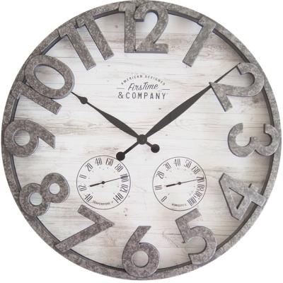 China Antique Style New Arrival Designer Dirty Sublimation Round Digital Vintage Wall Clock for sale