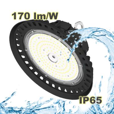 China Industrial high lumen IP65 50w 100w 150w 200w area UFO LED highbay light for warehouse warehouse for sale