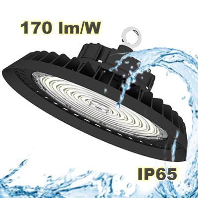 China High lumen IP65 50w 100w 150w 200w industray warehousing warehouse UFO high bay light for sale