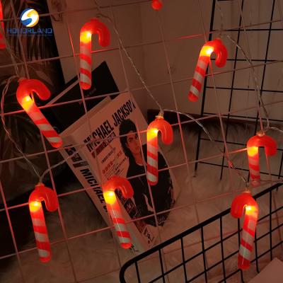 China String Battery Box Light Indoor Candy Cane Christmas Decorative LED String Light Fairy Lights Copper Wire LED Holiday Lights for sale