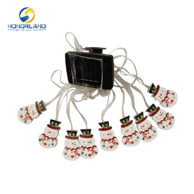 China New Design Snowman Santa Man Cute Snowman Christmas Decorative String Lights Led Light for sale