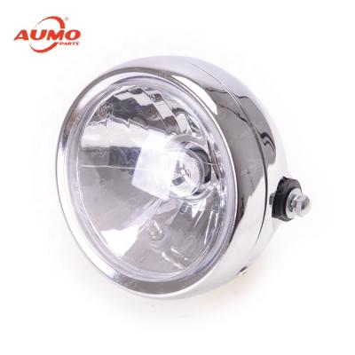 China Steel Housing And Glass Lens Motorbike Accessory Motorcycle Headlight New For Sale for sale