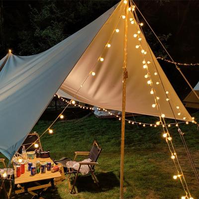 China Garden Camping Tent Light LED Garland Ball String Lamp Bulb Fairy String Decorative Light for Wedding Party Yard Home Decoration for sale