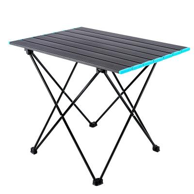 China Large Small Aluminum Alloy Medium Outdoor Camping Picnic Leisure Portable Folding Table for sale