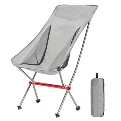 China Modern Custom Outdoor Picnic Chair Beach Chair Fishing Folding Aluminum Alloy Camp Chair for sale