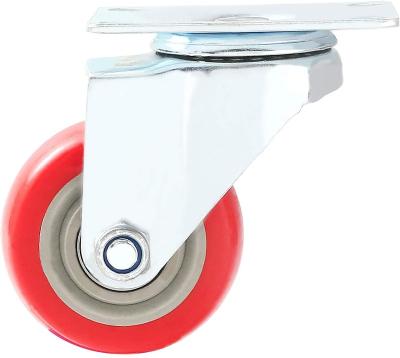 China swivel & Rigid Heavy Duty 4 Inch Swivel Caster Wheels With Safety No Noise Double Casters for sale