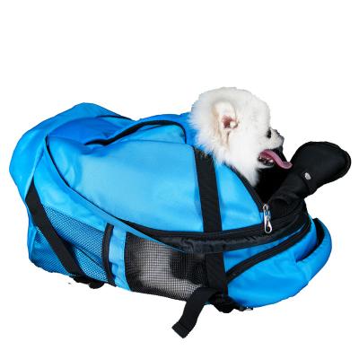 China Sustainable Carrier Dog Bag for Medium and Large Pets Front Facing Adjustable Dog and Cat Backpack Carrier Fully Ventilated Vet Air for sale