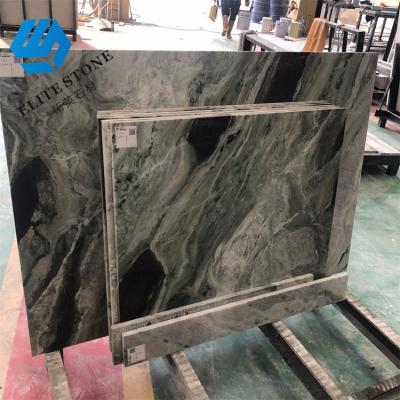 China Modern Chinese Green Jade Marble Countertop Stone wanll Decor Stone 18mm Thickness Marble Slab for sale