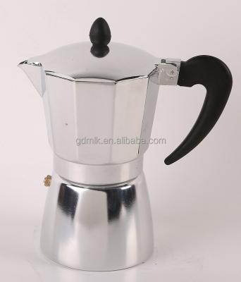 China Eco-friendly Aluminum Stove Maker Coffee Percolator 150/300ml Kitchen Coffee Tool Espresso Top Coffee Maker for sale