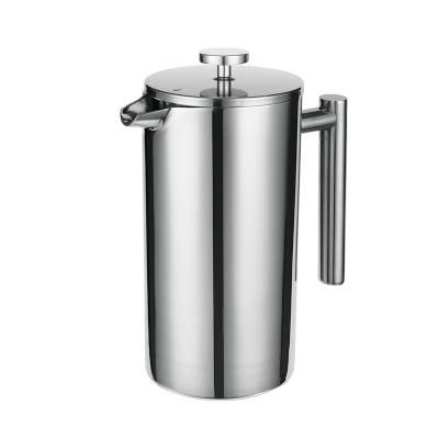 China Stainless Steel Viable Coffee Household Press Pot Coffee French Pot 350ml/600ml/800/1000/1500ml for sale