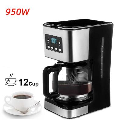 China Eco - Friendly Household / Commercial Electric Coffee Machine 12 Cup Portable Espresso Coffee Maker for sale