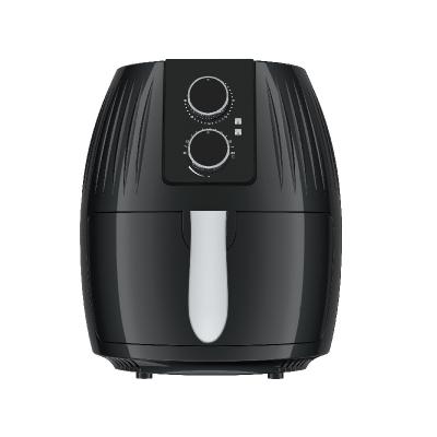 China Healthy way for frying without oil and 80% fat less hot air circulation automatic power off the hot sale 5.5L Digital deep air fryer no oil for sale