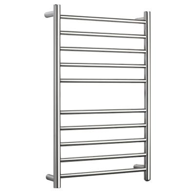 China Hot Heater Home Appliance Polished Black Electric Heated Towel Heater Towel Rack Best Buy Towel Warmer Rail for sale