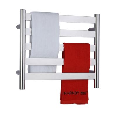 China Hot Sale Heated Towel Heater Bathroom Electric Wall Mounted Towel Dryer Ladder Towel Rail for sale