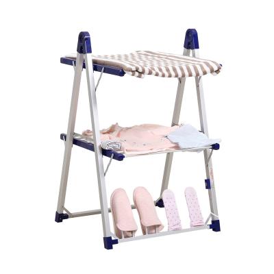 China Over Folding Electric Heated Household Dryer Heat Protect Clothes Airer Electric Clothes Airer Dryer for sale