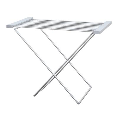 China Over the Folding Electric Clothes Airer Heat Protection Clothes Airer Aluminum Electric Heated Stand Electric Clothes Dryer for sale