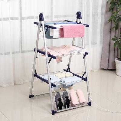 China Hotel Electrically Drying Clothes Dryer Clothes Aluminum Drying Rack Home Clothes Airer Rack for sale