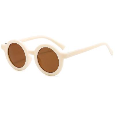 China Tide Matte Round Frame Retro Baby Sunglasses Baby Sunglasses Children's Sunglasses for sale