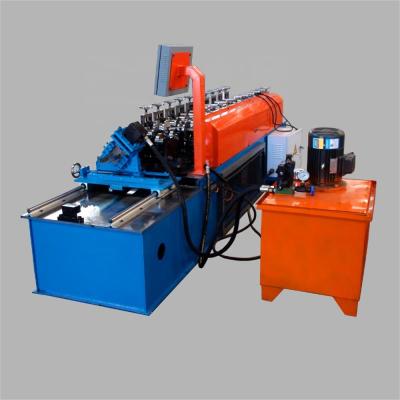 China Full Automatic Hotels Stud And C Track U Channel Roll Forming Making Machine For Steel Structure for sale