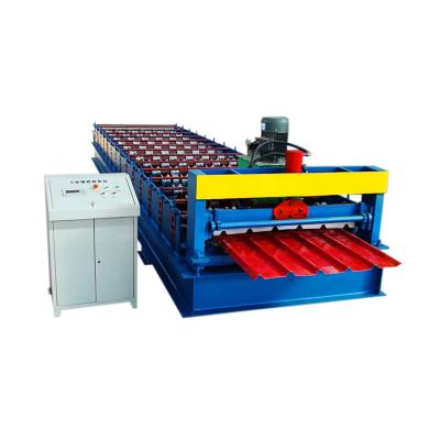 China Hotels Roof Tile Sheet Roll Forming Machine Maker Metal Roofing Roll Forming Machine for sale