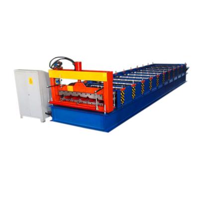 China Building Material Shops 840 Colored Steel Glazed Tile Roll Forming Machine for sale