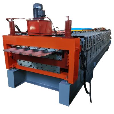 China Building Material Shops Popular Color Steel Profile IBR Double Layer Roll Forming Machine for sale