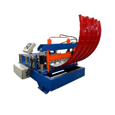 China Building Material Stores Ibr Roof Curving Folding Roll Forming Machine for sale