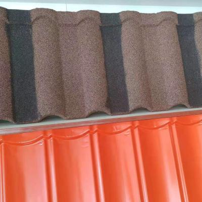 China Modena 0.4mm Color Stone Coated Metal Roof Tiles for sale