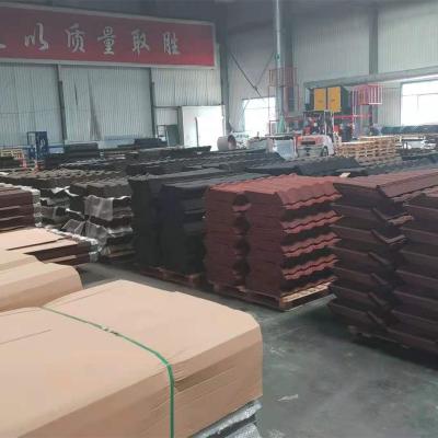 China Modena Color Stone Coated Metal Wave Roof Tile Accessories Prices Housing Building Material Roofing Prices for sale