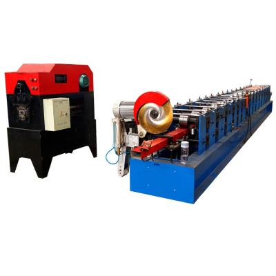 China Building Material Stores Galvanized U K Style Steel Rain Gutter Roll Forming Machine For Sale Downspout Gutter Making Machine for sale