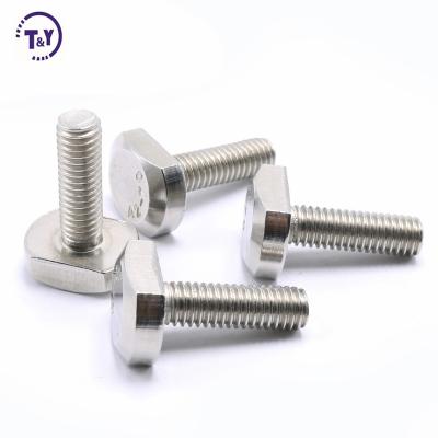 China Stainless Steel 18-8 304 Stainless Steel Hammer Bolts A2-70/A4-80 T Head Bolts M10 M12 T-head Bolts for sale