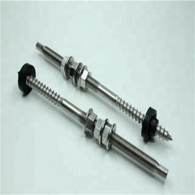 China SS304 SS316 M10 Stainless Steel Hanger Bolt With Elastic Hanger Bolt for sale