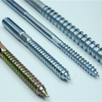 China Galvanized Carbon Steel Machine Wire Steel Wood Wire Stud Bolts Hanger Bolts for sale