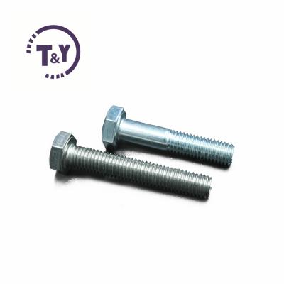 China High Strength Stainless Steel Grade 8.8 Grade 10.9 M10 M12 M16 Hex Bolts Hex Head Bolts for sale