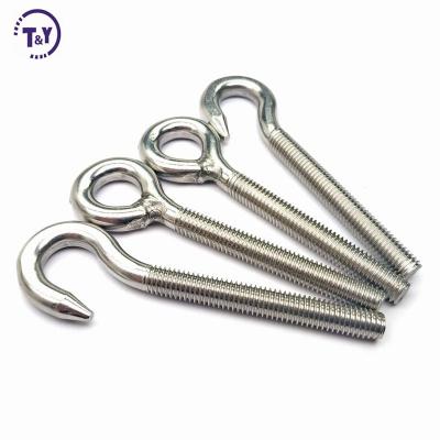 China Stainless Steel A2-70 A4-80 Concrete Long Eye Bolts Lifting Eye Bolts DIN 444 for sale