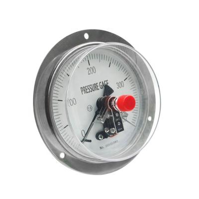 China Brass or 150mm stainless steel case yxc 100 contact pressure gauge electrical accessories for sale